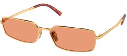 Gafas de Sol - Prada - SPR A60S - 5AK07V  GOLD // ORANGE