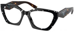 Monturas - Prada - VPR 09YV - 15S1O1 BLACK CRYSTAL TORTOISE