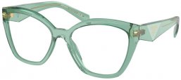 Lunettes de vue - Prada - VPR 20ZV - 11R1O1 TRANSPARENT SAGE