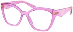 Lunettes de vue - Prada - VPR 20ZV - 13R1O1 TRANSPARENT AMETHYST