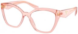 Frames - Prada - VPR 20ZV - 19Q1O1 TRANSPARENT PEACH