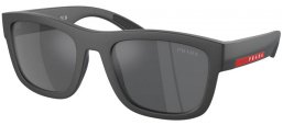 Gafas de Sol - Prada Linea Rossa - SPS 01ZS - 15P60A  MATTE GREY METALIZED // GREY MIRROR SILVER