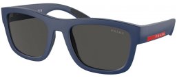 Gafas de Sol - Prada Linea Rossa - SPS 01ZS - TFY06F  RUBBER BLUE // DARK GREY