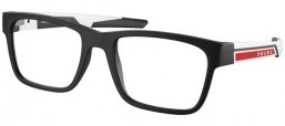 Monturas - Prada Linea Rossa - VPS 02PV - 14Q1O1  MATTE BLACK WHITE