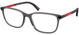 Monturas - Prada Linea Rossa - VPS 02RV - 01D1O1  TRANSPARENT ANTHRACITE