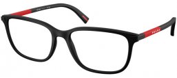 Monturas - Prada Linea Rossa - VPS 02RV - DG01O1  RUBBER BLACK