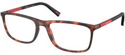 Monturas - Prada Linea Rossa - VPS 03QV - 17X1O1  RUBBER DARK HAVANA