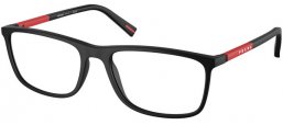 Monturas - Prada Linea Rossa - VPS 03QV - DG01O1  RUBBER BLACK