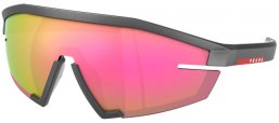 Gafas de Sol - Prada Linea Rossa - SPS 03ZS - 15P20A  METALLIC GREY // DARK VIOLET MIRROR PINK