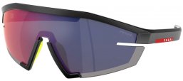 Gafas de Sol - Prada Linea Rossa - SPS 03ZS - 1BO10A  MATTE BLACK // RED BLUE MIRROR TUNING