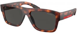 Gafas de Sol - Prada Linea Rossa - SPS 04ZS - 17X06F  RUBBER DARK HAVANA // DARK GREY