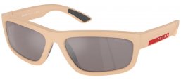 Gafas de Sol - Prada Linea Rossa - SPS 05ZS - VHR20J BEIGE // LIGHT GREY MIRROR SILVER