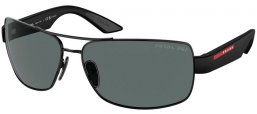 Gafas de Sol - Prada Linea Rossa - SPS 50ZS - 1AB02G  BLACK // DARK GREY POLARIZED