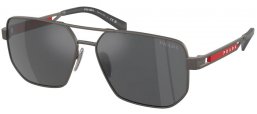 Gafas de Sol - Prada Linea Rossa - SPS 51ZS - 19K60A  MATTE GUNMETAL // GREY MIRROR SILVER