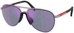 Gafas de Sol - Prada Linea Rossa - SPS 53ZS - 5AV10J  GUNMETAL // DARK BLUE MIRROR VIOLET