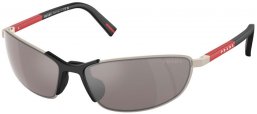 Gafas de Sol - Prada Linea Rossa - SPS 55ZS - 18X80I  MATTE CHAMPAGNE // PURPLE BROWN MIRROR SILVER