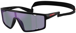 Sunglasses - Prada Linea Rossa - SPS A03S - 1BO10J  MATTE BLACK // DARK BLUE MIRROR VIOLET