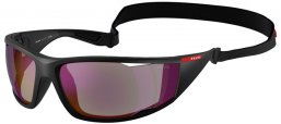 Gafas de Sol - Prada Linea Rossa - SPS A04S - 1BO10J  MATTE BLACK // DARK BLUE MIRROR VIOLET