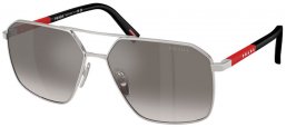 Gafas de Sol - Prada Linea Rossa - SPS A50S - 1BC02M  SILVER // GREY GRADIENT MIRROR SILVER