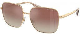 Gafas de Sol - RALPH Ralph Lauren - RA4142 - 9116B8  SHINY PALE GOLD // BROWN GRADIENT MIRROR