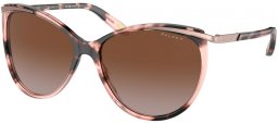 Sunglasses - RALPH Ralph Lauren - RA5150 - 6058T5  PINK HAVANA // BROWN GRADIENT POLARIZED