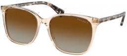 Gafas de Sol - RALPH Ralph Lauren - RA5293 VVCV - 6072T5  SHINY TRANSPARENT BROWN // BROWN GRADIENT POLARIZED