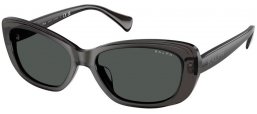 Gafas de Sol - RALPH Ralph Lauren - RA5322U - 553687  SHINY TRANSPARENT BLACK // GREY