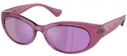 Gafas de Sol - RALPH Ralph Lauren - RA5327U - 62074V  SHINY TRANSPARENT VIOLET // GREY MIRROR VIOLET