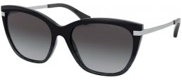 Lunettes de soleil - RALPH Ralph Lauren - RA5267 - 58418G BLACK GLITTER GRADIENT // GREY GRADIENT