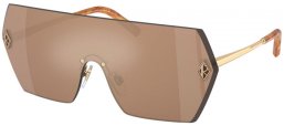 Gafas de Sol - Ralph Lauren - RL7085 THE HARPER - 91167P  GOLD // GOLDEN BROWN MIRROR