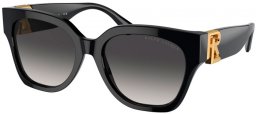 Gafas de Sol - Ralph Lauren - RL8221 THE OVERSZED RICKY - 50018G  BLACK // GREY GRADIENT