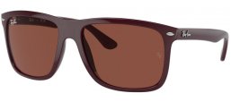 Gafas de Sol - Ray-Ban® - Ray-Ban® RB4547 BOYFRIEND TWO - 6718C5  BURGUNDY // RED