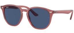 Lunettes Junior - Ray-Ban® Junior Collection - RJ9070S - 715680  OPAL PINK // DARK BLUE