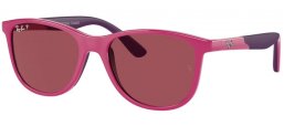 Gafas Junior - Ray-Ban® Junior Collection - RJ9077S - 71495Q  FUCHSIA ON VIOLET // PURPLE POLARIZED