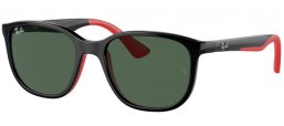 Gafas Junior - Ray-Ban® Junior Collection - RJ9078S - 713171  BLACK ON RED // DARK GREEN