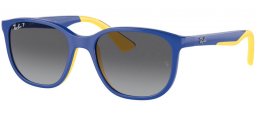 Gafas Junior - Ray-Ban® Junior Collection - RJ9078S - 7132T3  BLUE ON YELLOW // GREY GRADIENT POLARIZED