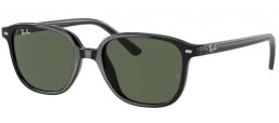 Lunettes Junior - Ray-Ban® Junior Collection - RJ9093S LEONARD JR - 100/71 BLACK // DARK GREEN