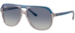 Gafas Junior - Ray-Ban® Junior Collection - RJ9096S JUNIOR BILL - 71554L  TOP DARK BLUE LIGHT BROWN // BLUE GRADIENT GREY