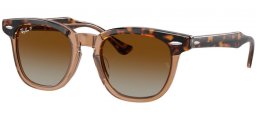 Gafas Junior - Ray-Ban® Junior Collection - RJ9098S - 7152T5  HAVANA ON TRANSPARENT // BROWN GRADIENT POLARIZED