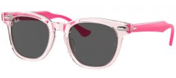 Gafas Junior - Ray-Ban® Junior Collection - RJ9098S - 716487  TRANSPARENT PINK // DARK GREY