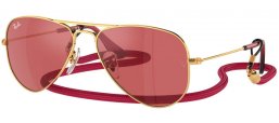 Gafas Junior - Ray-Ban® Junior Collection - RJ9506S - 223/B5 ARISTA GOLD // RED HIPER 8 MIRROR