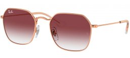 Gafas Junior - Ray-Ban® Junior Collection - RJ9594S - 291/8H  ROSE GOLD // DARK VIOLET GRADIENT TRANSPARENT