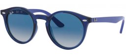 Gafas Junior - Ray-Ban® Junior Collection - RJ9064S - 70624L TRANSPARENT BLUE // GREY DARK BLUE GRADIENT