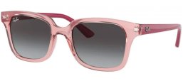 Gafas Junior - Ray-Ban® Junior Collection - RJ9071S - 70678G TRANSPARENT PINK // LIGTH GREY GRADIENT DARK GREY