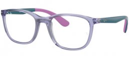 Gafas Junior - Ray-Ban® Junior Collection - RY1620 - 3906 TRANSPARENT VIOLET ON RUBBER VIOLET