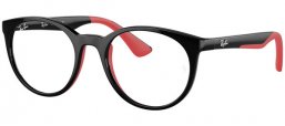 Gafas Junior - Ray-Ban® Junior Collection - RY1628 - 3928  BLACK ON RUBBER RED