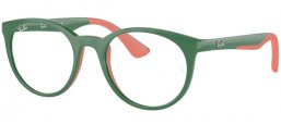 Frames Junior - Ray-Ban® Junior Collection - RY1628 - 3952  GREEN ON RUBBER PINK