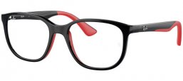 Gafas Junior - Ray-Ban® Junior Collection - RY9078V - 3928  BLACK ON RUBBER RED