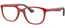 Gafas Junior - Ray-Ban® Junior Collection - RY9078V - 3950  RED ON RUBBER BLACK