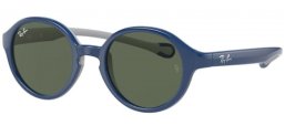 Gafas Junior - Ray-Ban® Junior Collection - RJ9075S - 709671 BLUE ON RUBBER GREY // DARK GREEN